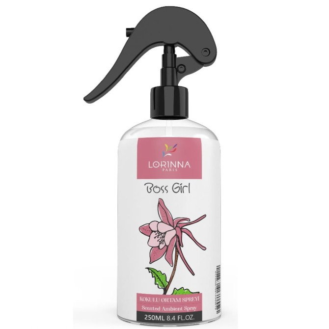 LORINNA Scented Ambient Spray odświeżacz powietrza w sprayu Boss Girl 250ml