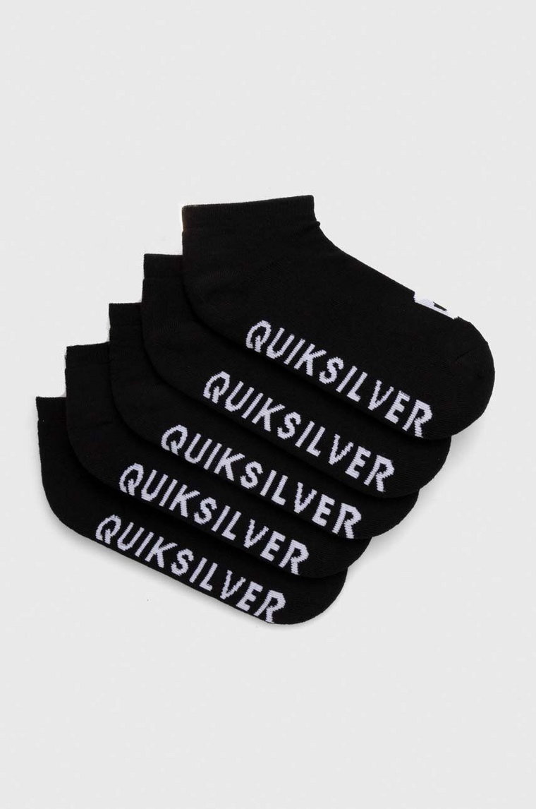 Quiksilver skarpetki 5-pack męskie kolor czarny