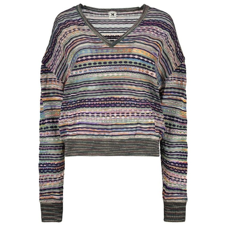 Swetry marki Missoni model DS22SN2IBK030A kolor gray. Odzież damska. Sezon: Cały rok