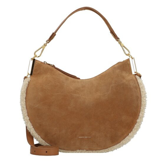 Coccinelle Sunup Torba na ramię Skórzany 33 cm natural-cuir