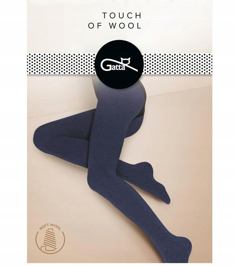 Gatta Touch of Wool Rajstopy 3-M/ Nero