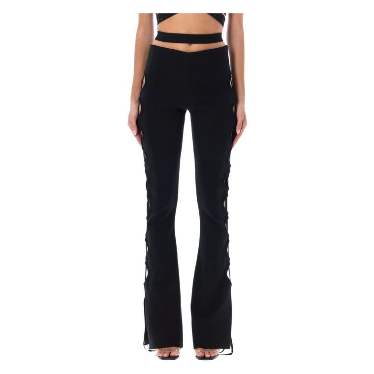 Women Clothing Trousers Czarny Aw22 Andrea Adamo