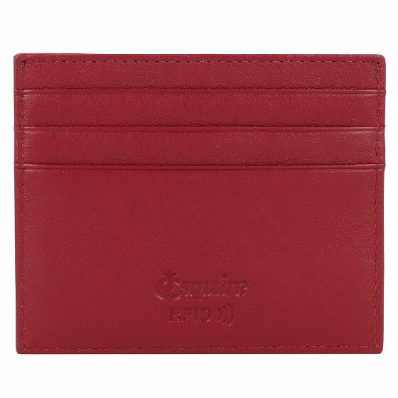 Esquire Oslo Credit Card Case RFID Leather 10 cm rot