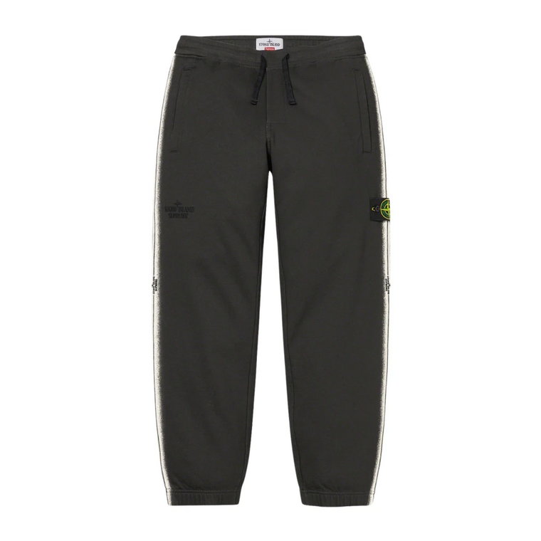 Limitowana edycja Stone Island Stripe Sweatpant Supreme