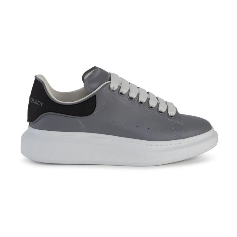 Szare Oversized Low-Top Sneakers Alexander McQueen