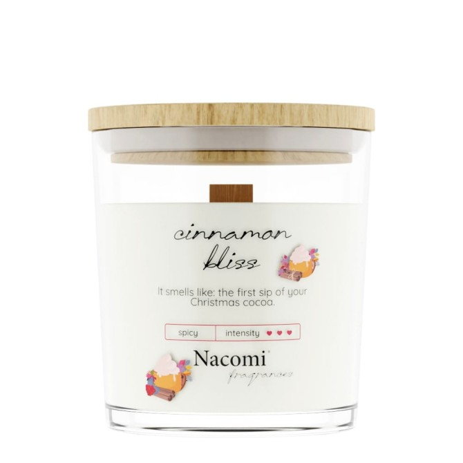 Nacomi Świeca sojowa Cinnamon Bliss 140g