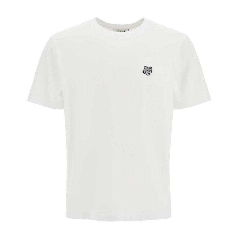 Odważny Pies Patch T-shirt Maison Kitsuné