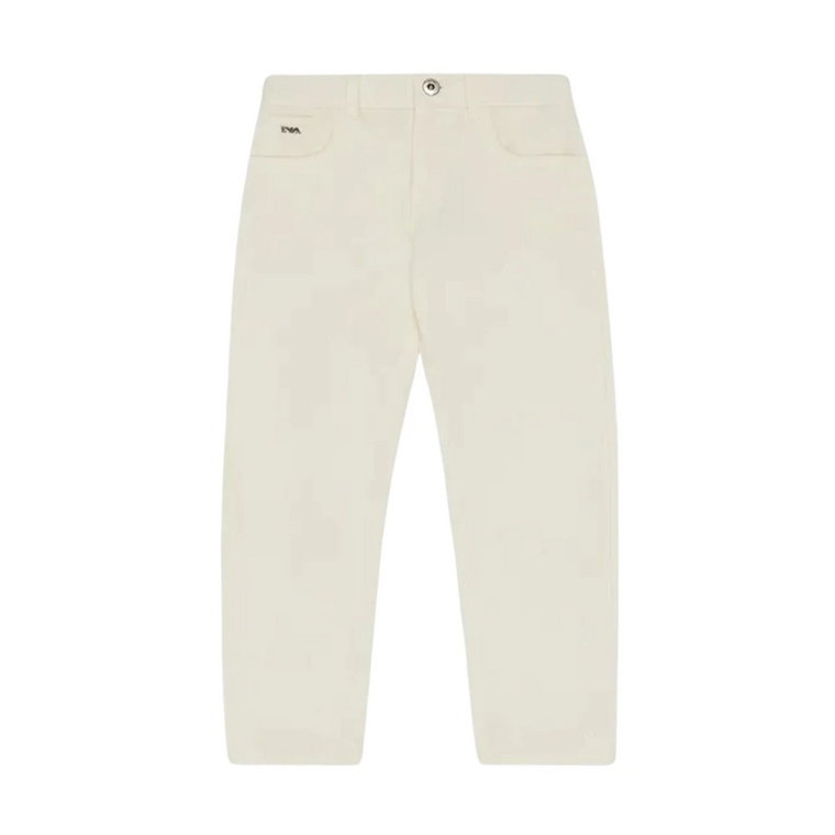 Jeansowe Spodnie Pięć Kieszeni Lekkie Lato Armani