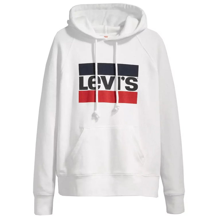 Levi's Graphic Standard Hoodie 184870058, Damskie, Białe, bluzy, bawełna, rozmiar: L