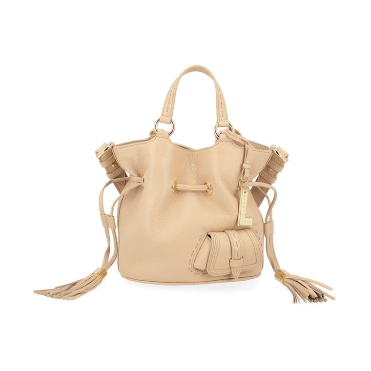 Premier Flirt S Bucket Bag w kolorze Cappuccino z skóry Lancel