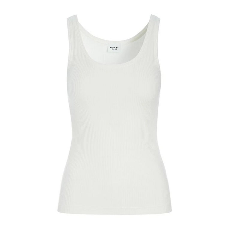 Globe Rib Tank Top - Lily White Bitte Kai Rand