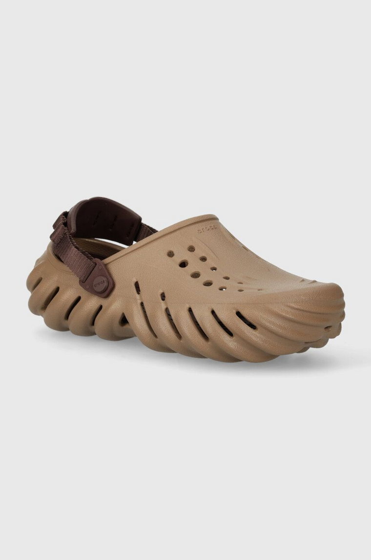 Crocs klapki X - (Echo) Clog kolor brązowy 207937