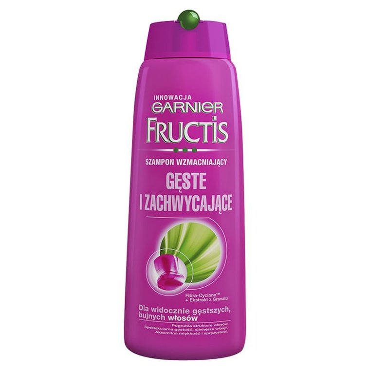 Garnier, Fructis Gęste i zachwycające, Szampon wzmacniający, 400 ml