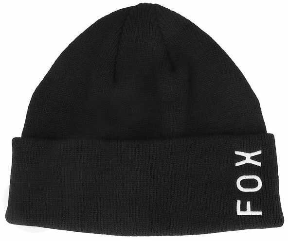 Fox Wordmark black czapka zimowa damska