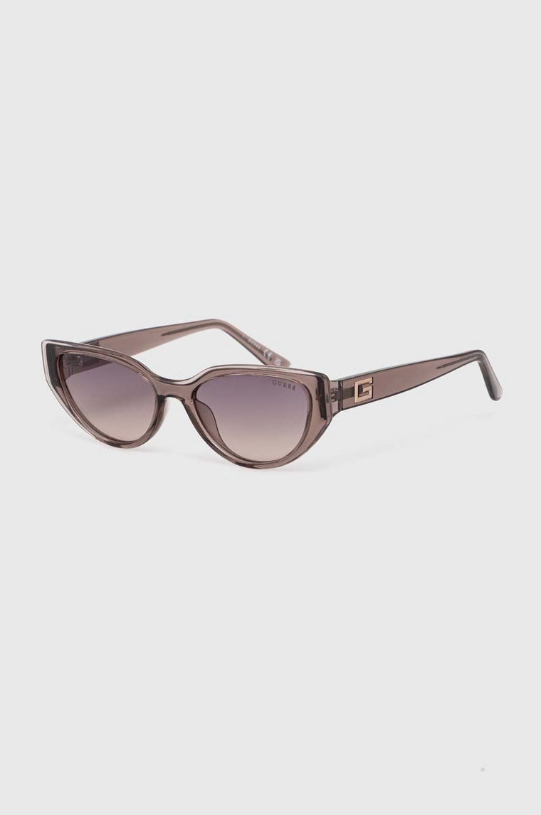 Guess okulary przeciwsłoneczne damskie kolor beżowy GU7910_5259Z