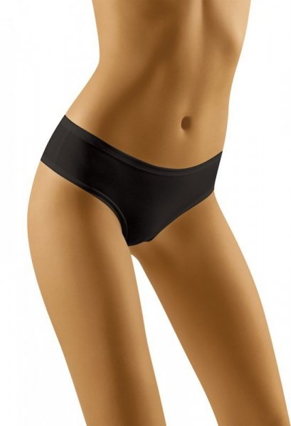 Wol-Bar Sleek Soft Czarne figi damskie