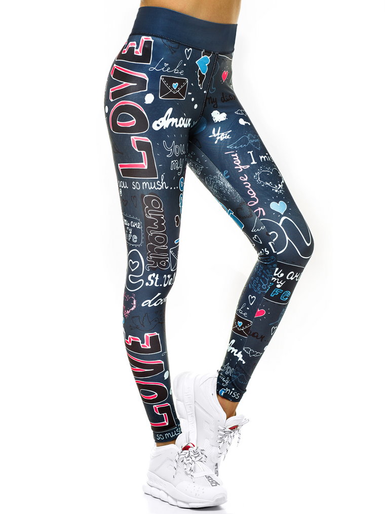 Legginsy damskie indygo OZONEE O/20755