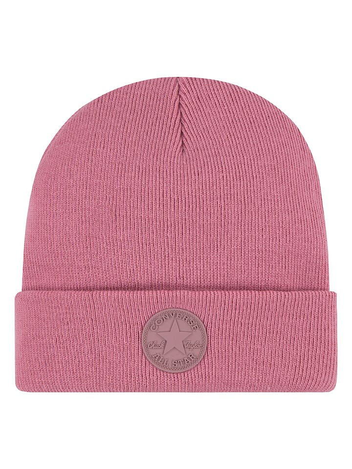 Converse Czapka beanie w kolorze różowym