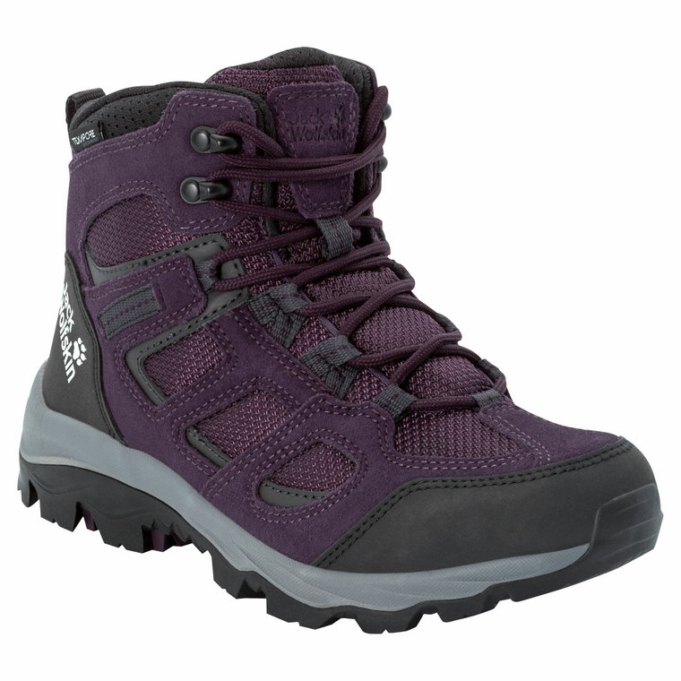 Buty turystyczne Jack Wolfskin VOJO 3 TEXAPORE MID W purple / grey - 36