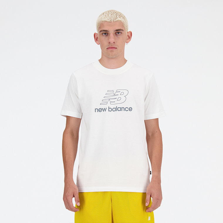 Koszulka męska New Balance MT41906WT  biała