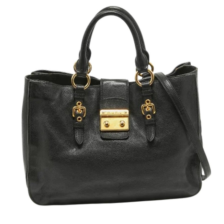 Pre-owned Leather handbags Miu Miu Pre-owned