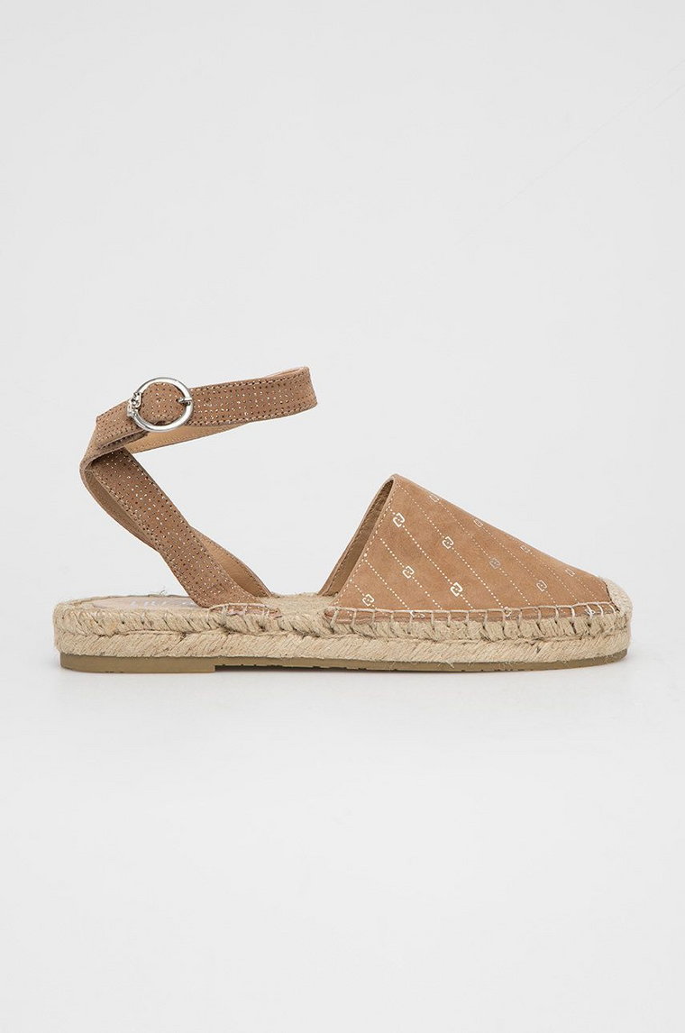 Liu Jo espadryle zamszowe VERA 01 kolor brązowy SA2271PX020S1853