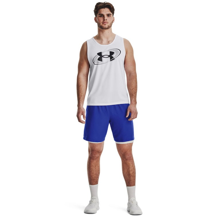 Męskie spodenki treningowe Under Armour UA Woven Graphic Shorts - niebieskie