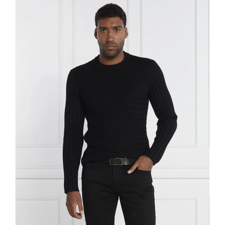 Emporio Armani Sweter | Regular Fit | z dodatkiem wełny