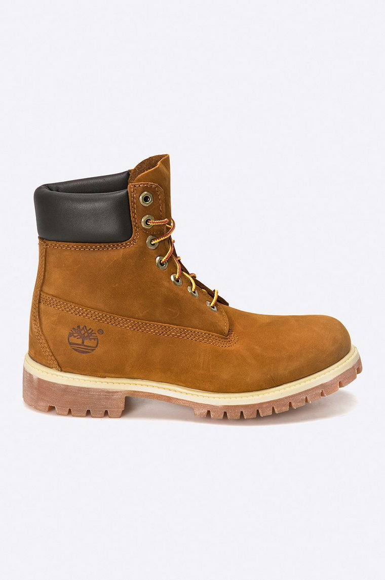 Timberland trapery zamszowe Premium 6 Inch Boot męskie kolor brązowy TB0720668271