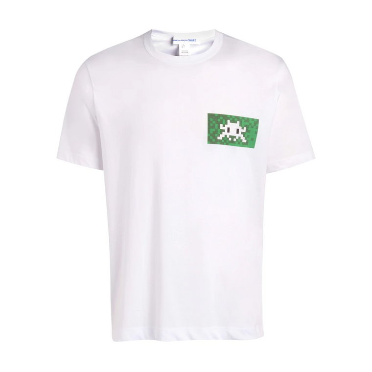 Invader White T-Shirts Comme des Garçons
