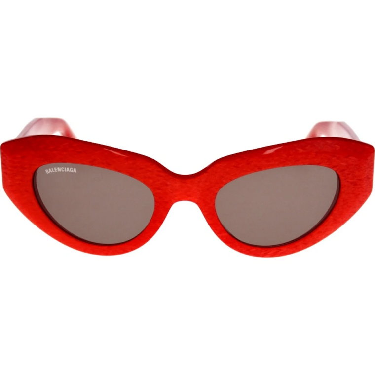 Ikoniczne okulary przeciwsłoneczne z jednolitymi soczewkami Balenciaga