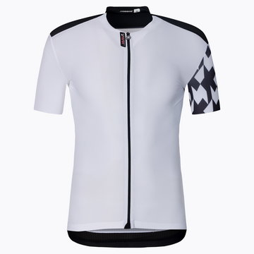 Koszulka rowerowa męska ASSOS Equipe RS Targa S9 biało-czarna 11.20.323.57 | WYSYŁKA W 24H | 30 DNI NA ZWROT