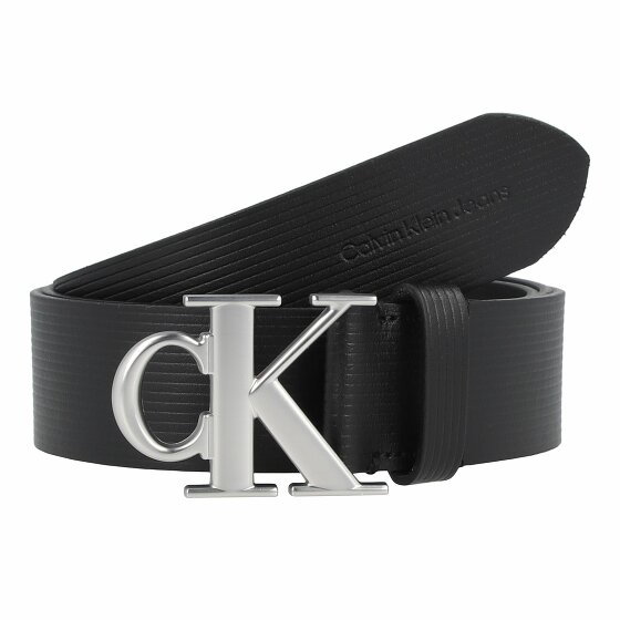 Calvin Klein Jeans Pas Skórzany black 100 cm