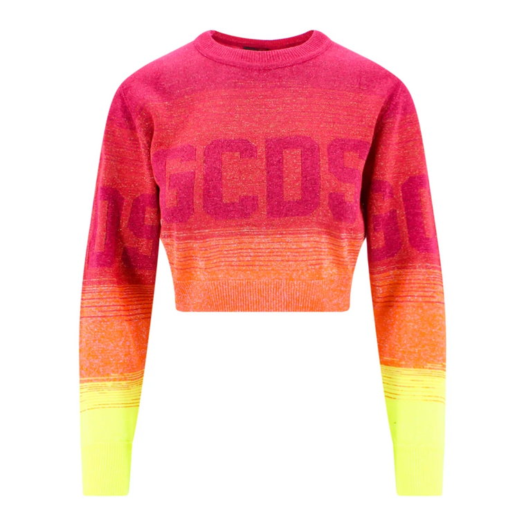 Women Clothing Dzianinowy sweter Pink Ss23 Gcds