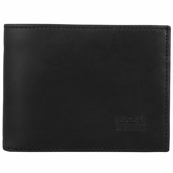 Buckle & Seam Bill Wallet Leather 11,5 cm brown