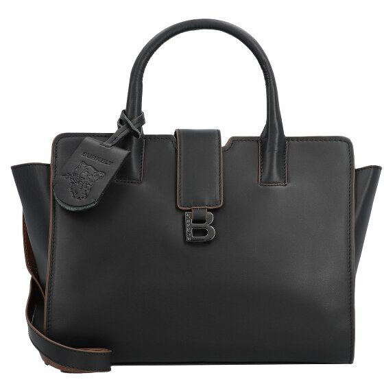 Burkely Modest Meghan Handbag Leather 30 cm black