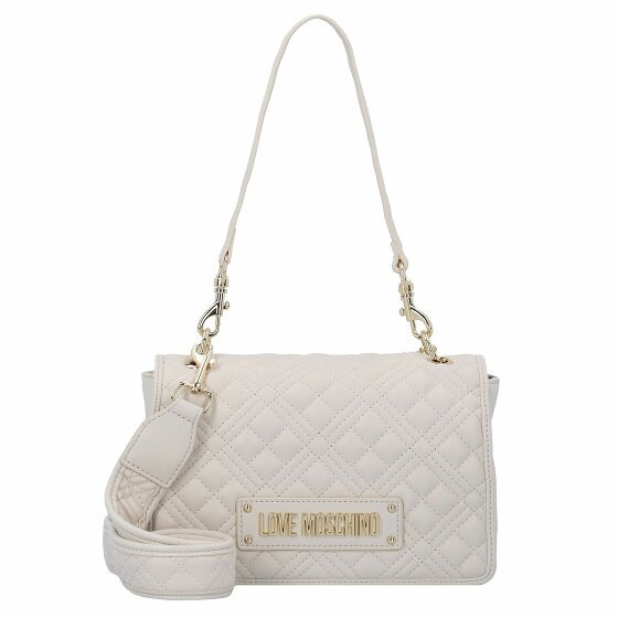 Love Moschino Quilted Torba na ramię 27 cm ivory