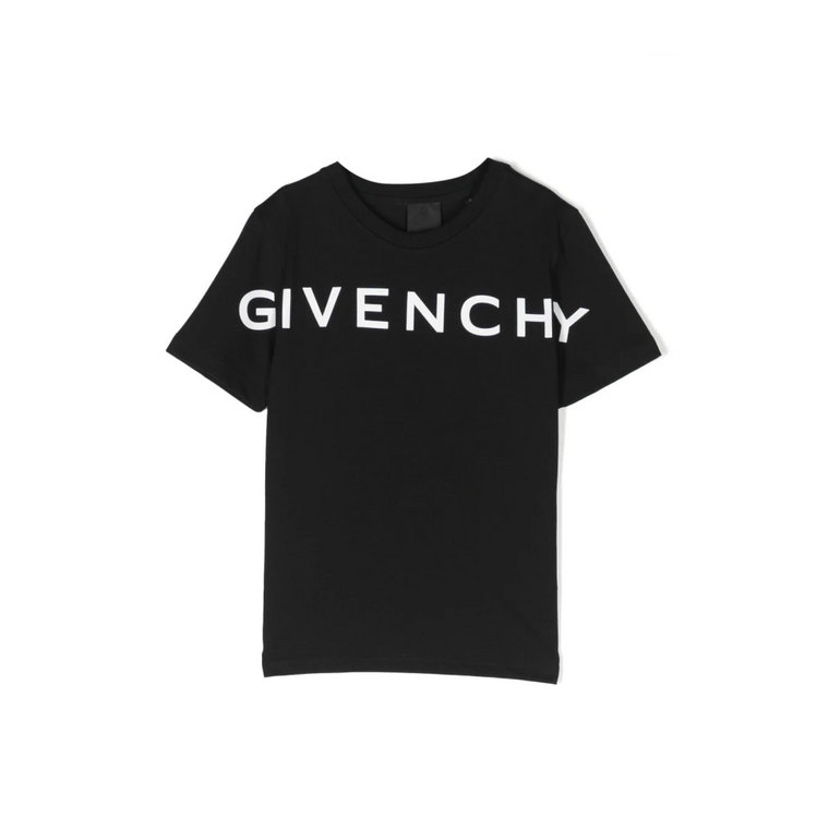 Organiczna Bawełna Koszulka z Nadrukiem 4G i Gwiazdami Givenchy