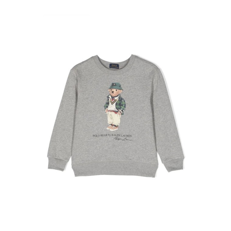Stylowy Szary Sweter dla Chłopców Polo Ralph Lauren