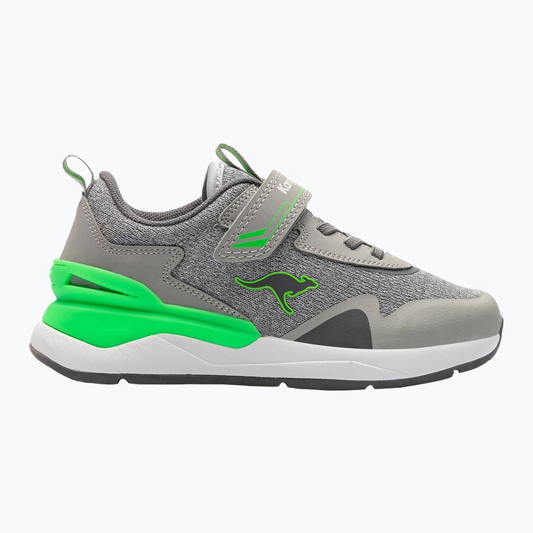 Buty dziecięce KangaROOS KD-Gym EV vapor grey/neon green