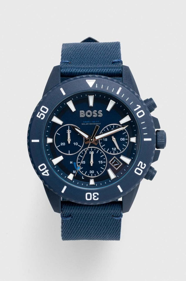 BOSS zegarek 1513919 męski kolor niebieski