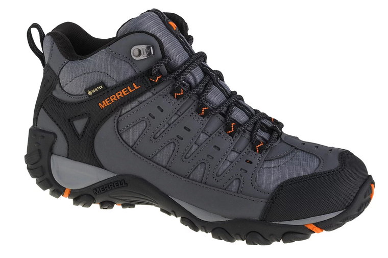 Merrell Accentor Sport Mid GTX J036205, Męskie, Szare, buty trekkingowe, skóra syntetyczna, rozmiar: 42