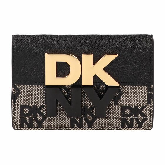 DKNY Echo Etui na karty kredytowe Skórzany 11 cm bk logog-bk