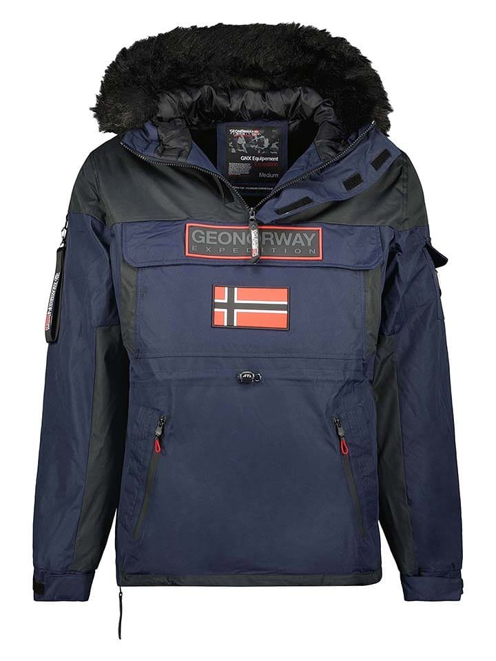 Geographical Norway Parka "Bruno" w kolorze granatowym