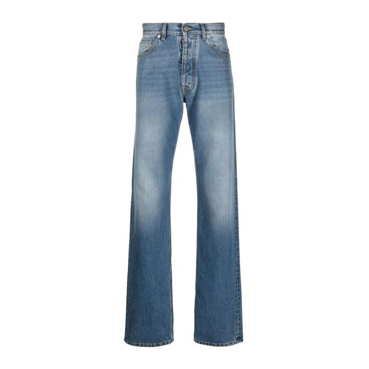 Klasyczne niebieskie jeansy z prostymi nogawkami Maison Margiela