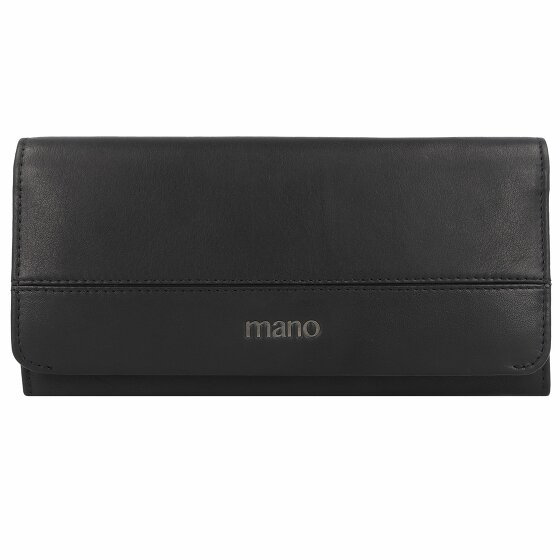 mano Don Romeo Wallet RFID Leather 18 cm schwarz