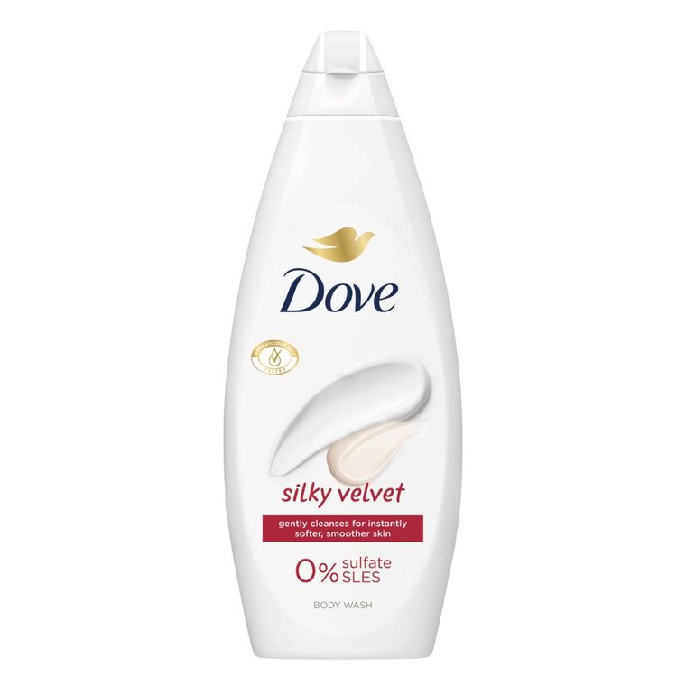 Dove Essential Care Silky Velvet - Żel pod prysznic 720 ml