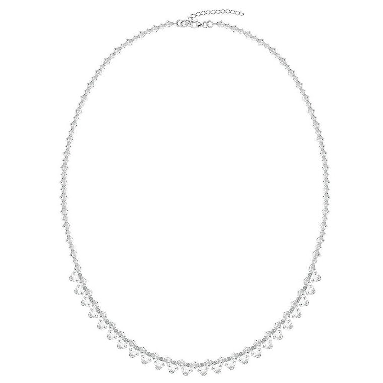 Naszyjnik srebrny GRACE z kryształami Swarovskiego RD 2 375-1 próba 925