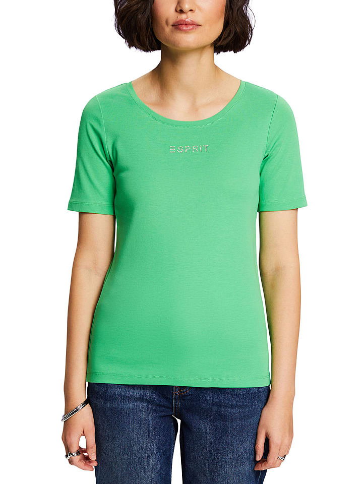 ESPRIT Koszulka w kolorze zielonym