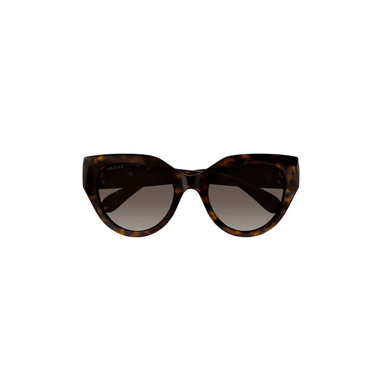 Brązowe okulary przeciwsłoneczne dla kobiet Gucci